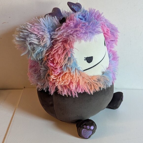 NWT 12" Frumpy Bigfoot Goth Girl Squishmallows Halloween Plush Yeti Error Face - Picture 8 of 14